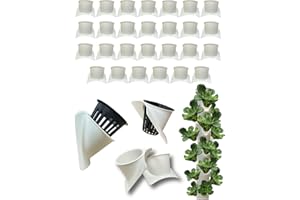 NromBox 27 Pack of 2-inch Net Pot Holders is Perfect for Soilless Farming and Indoor Plant Cultivation. Fit Snugly On 4inch PVC Pipes. Made in USA.