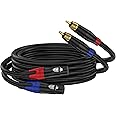 ZTOXLRRCA to XLR Cable, Dual RCA Female to Dual XLR Male Cable, 2 RCA Male to 2 XLR Female HiFi Audio Cable, 4N OFC Wire, for Amplifier Mixer Microphone,5Feet