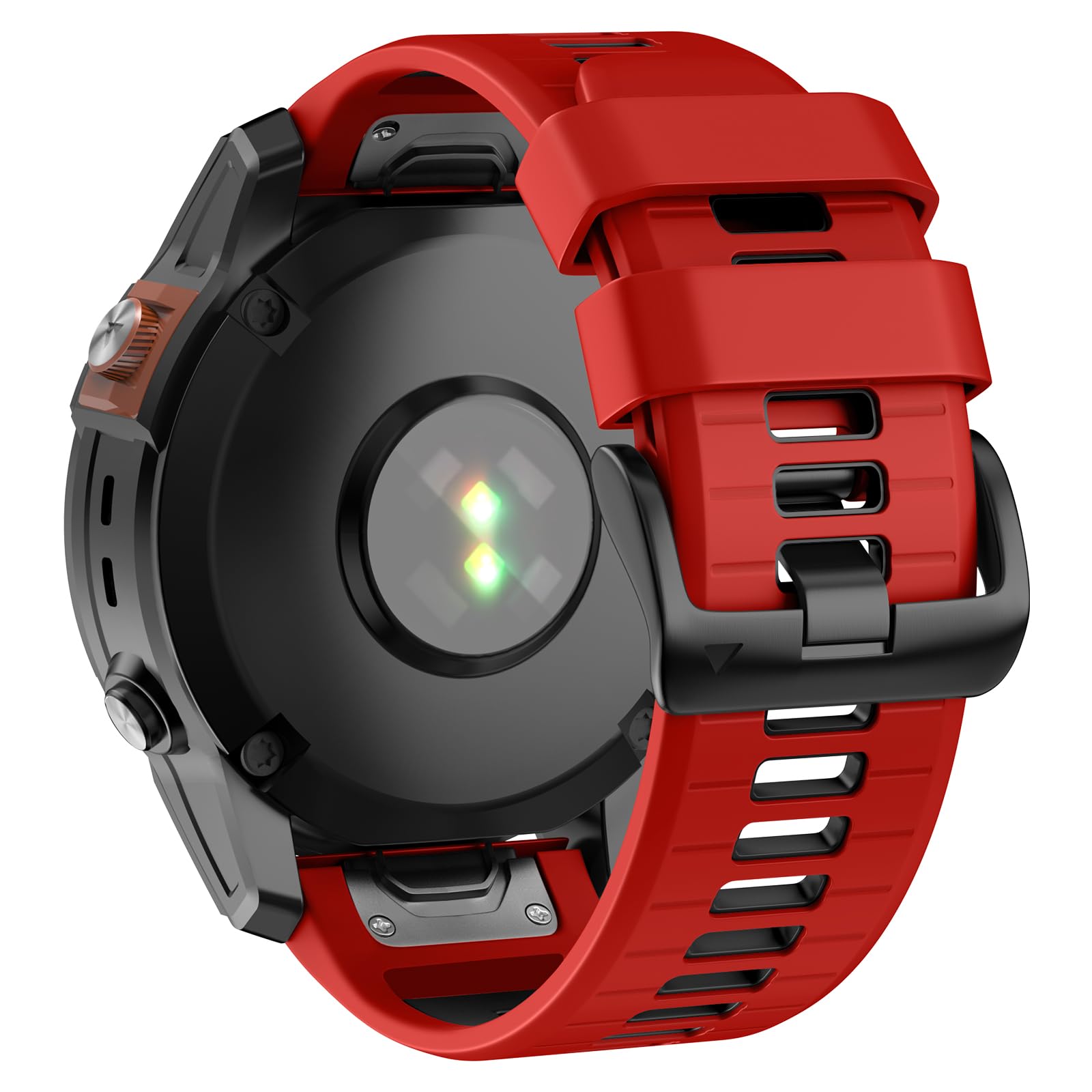 U-LIMVE Watch Strap for Garmin Fenix 8 47mm/Fenix E/Fenix 7/Fenix 7 Pro/Fenix 6/Fenix 6 Pro/Fenix 5/Epix Pro 47mm, 22mm Silicone QuickFit Replacement Bands