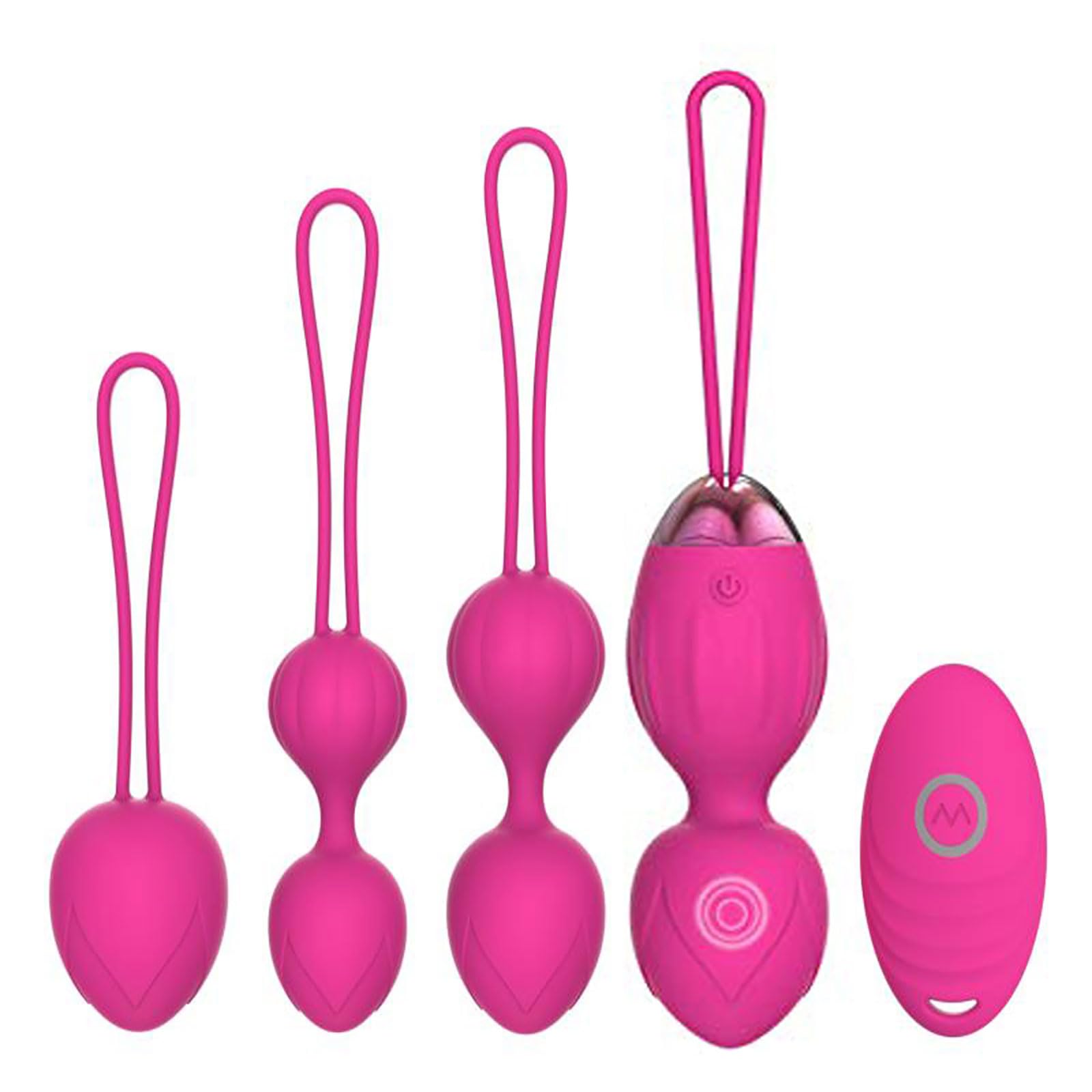 Kegel Exercise Ball Set,Kegel Exercise Weights Sets-Doctor Recommended for Women & Girls Bladder Control (Pink)