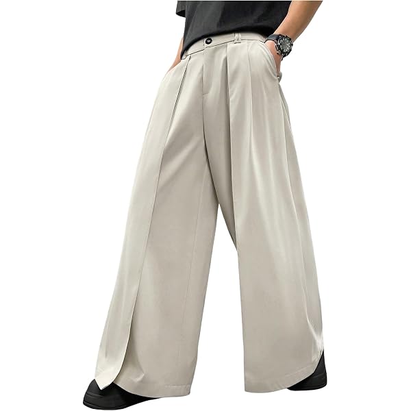Flowy Dress Pants For Travel GORGLITTER Women's High Waisted Wide Leg Pants Comfy & Stretchy Office Trousers For Work & Casual Wear Palazzo Pants With Stretchy Belt Flowy Dress Pants For Travel GORGLITTER Women's High Waisted Wide Leg Pants Comfy & Stretchy Office Trousers For Work & Casual Wear Palazzo Pants With Stretchy Belt