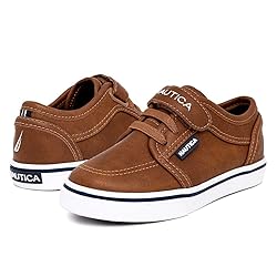 Nautica Kids Sneakers Adjustable Strap Bungee