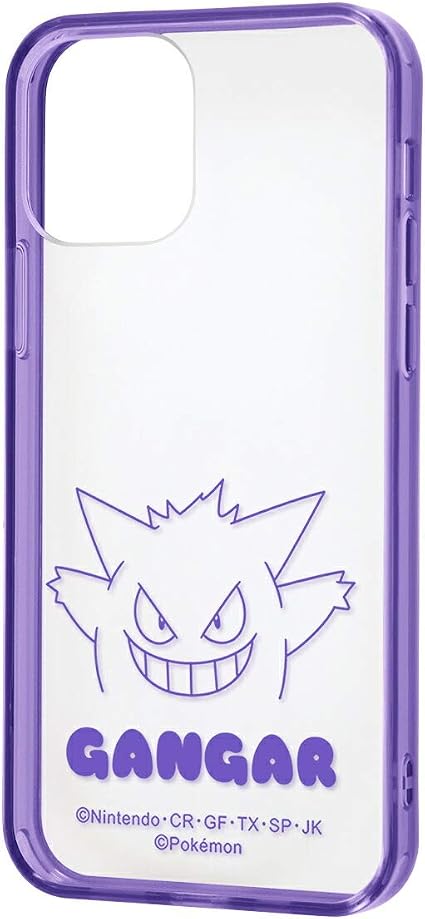 Amazon Iphone 12 Iphone 12 Pro ポケットモンスター ハイブリッドケース カバー Charaful 耐衝撃 ストラップ ホール 付き Qi充電対応 ゲンガー レイ アウト ケース カバー