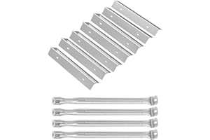 KEESHA Prestige 500 Heat Plate Grill Replacement Parts Kit for Napoleon Prestige 500 with Flame Tamer and Grill Burner for Napoleon Built-in Prestige 500, Grill P500RSIBNK-3, 304 Premium Stainess Steel