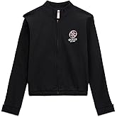 GUESS Girls' Eco Long Sleeve Zip-up Sweatshirt