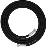 Master Airbrush Premium 10 Foot Nylon Braided Airbrush Hose | 10' Nylon Braided Airbrush Hose with 1/8" Standard Fittings on Both Ends (Hose color may vary)
