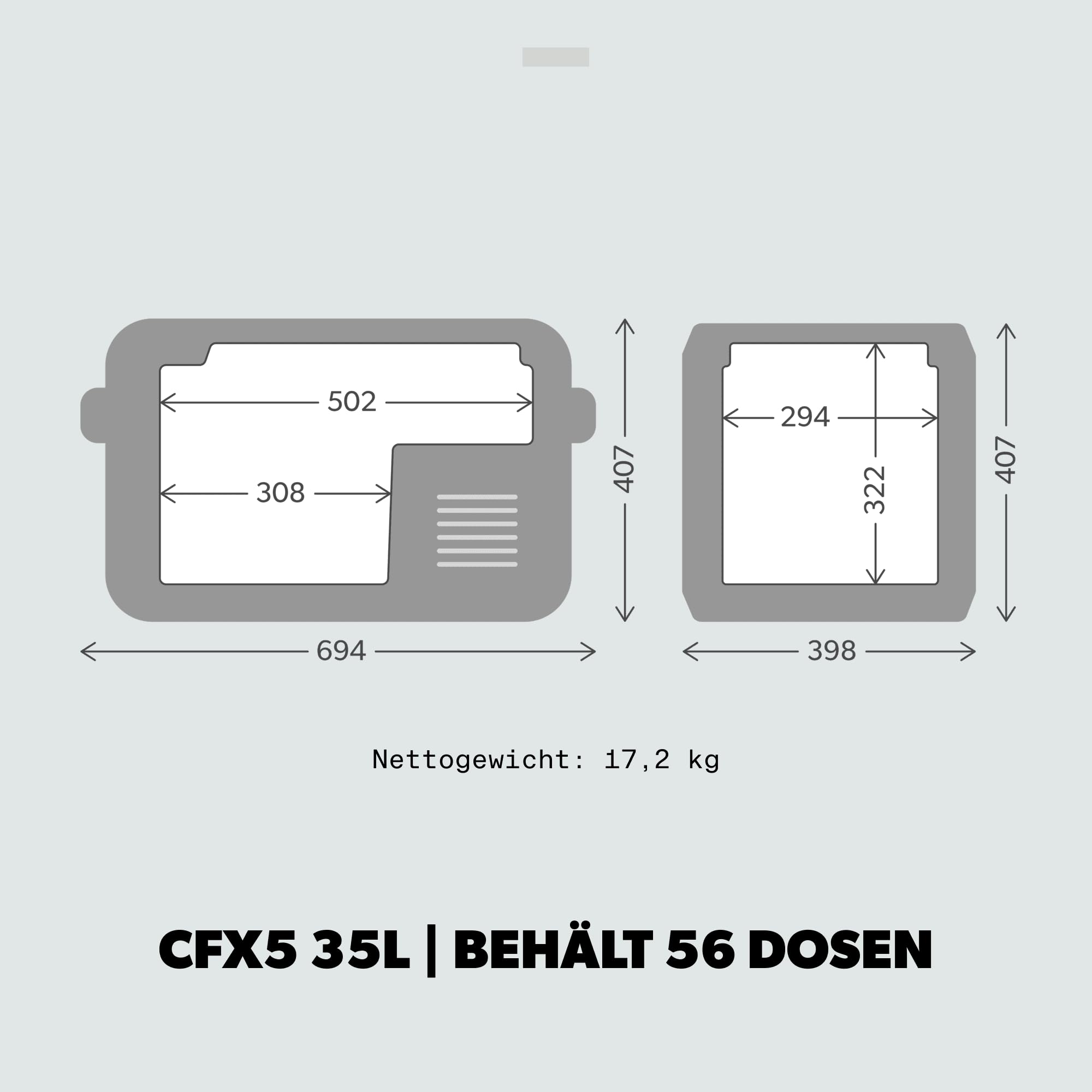 Dometic CFX5 35 - Tragbare Kompressor Kühlbox 35L - 12/24V 240V - Elektrische Kühlbox, Gefrierbox Auto - Mini-Kühlschrank für LKW, Boot, Reisemobil 7