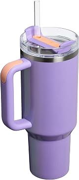 Stanley Quencher H2.0 FlowState 1.2L Periwinkle Shimmer Cold 11H view 8