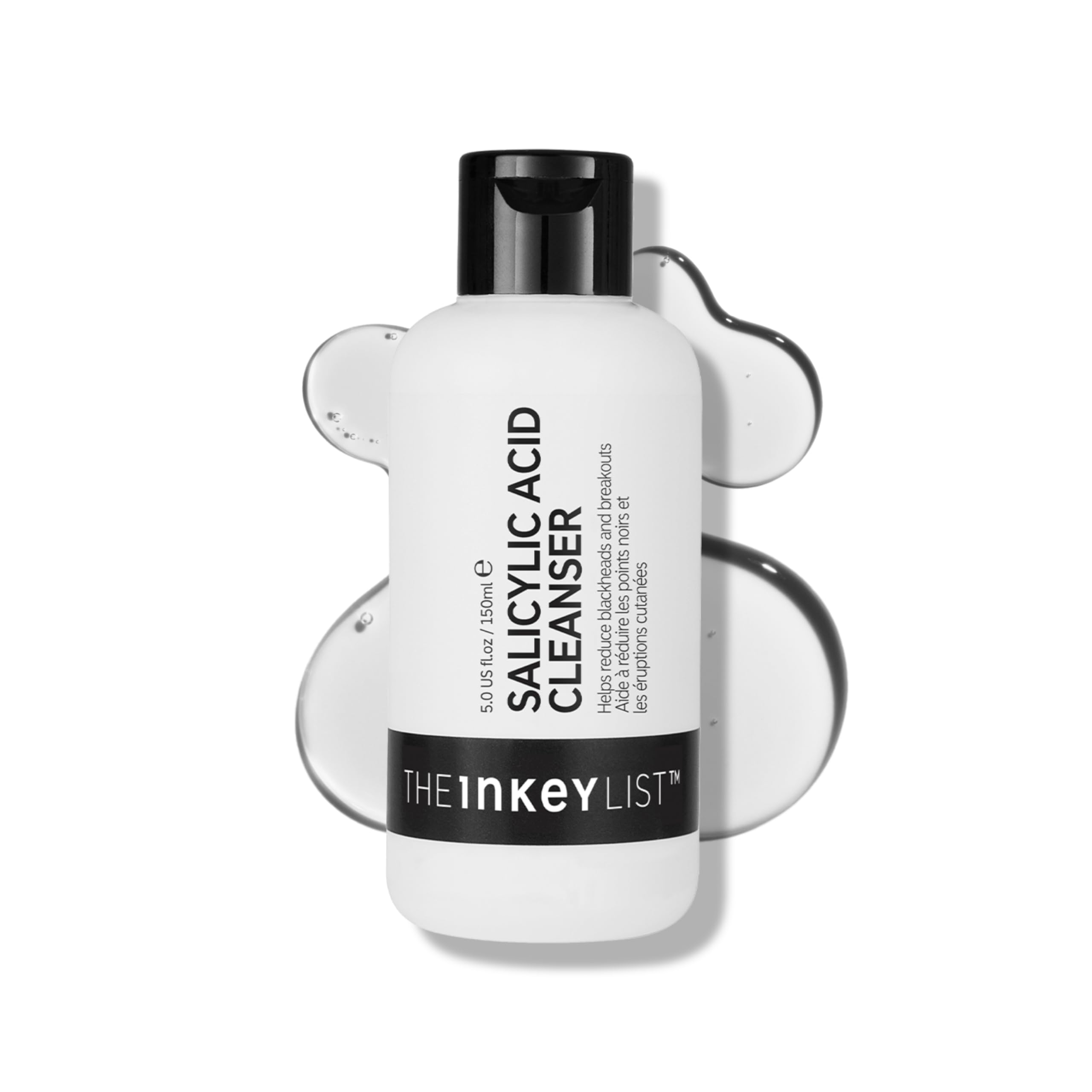The INKEY List 2% Salicylic Acid Cleanser 150ml, Anti-Acne Face Wash, Exfoliating Skincare, Minimize Excess Oil, Suitable For All Skin Types