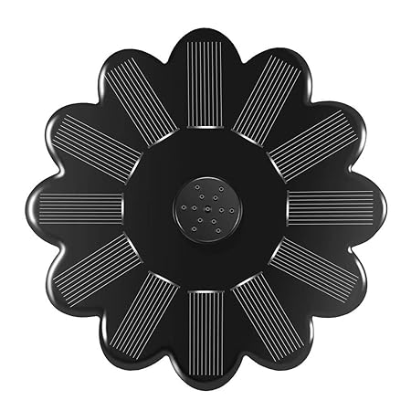 Solar Powered Fountain Pump,Flower Shape Water Pump Panel Kit,Waterproof Floating Fountain for Garden Pond Watering Submersible