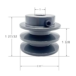 CMFG 2AK25-1 Double Groove Pulley 2.55 inch OD 1