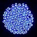 Icicle Solar String Lights Outdoor, 72 Ft 200 LED Waterproof Fairy Decorative Lighting for Indoor/Outdoor Home, Patio, Lawn, Garden, Party, Wedding, Holiday Decorations, and Christmas (Blue)