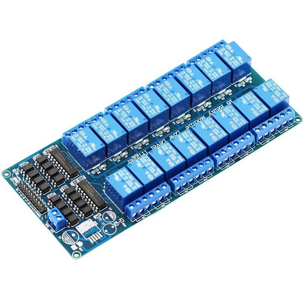 Photo 1 of ANMBEST 16 Channel 5V Relay Module with Optocoupler Low Level Trigger Expansion Board for Raspberry Pi Arduino