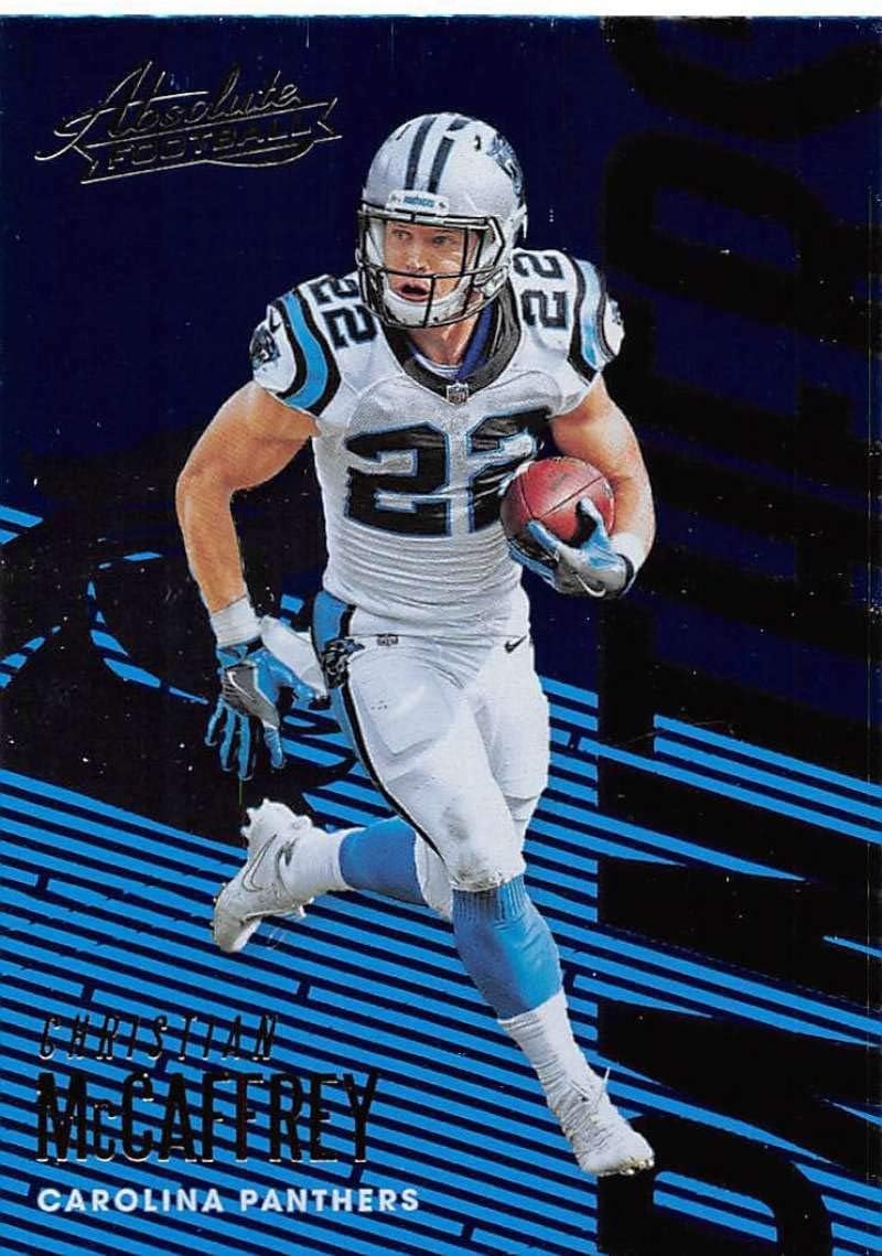 Amazon 2018 Panini Absolute Football 14 Christian McCaffrey 
