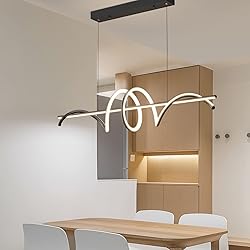 Modern Led Chandeliers for Dining Room, Dimmable