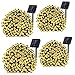 Qedertek 4 Pack Solar String Lights, 72ft 200 LED Solar Lights Outdoor 8 Lighting Modes Waterproof Decorative Lights String for Home, Patio, Lawn, Garden, Wedding, Party Decorations(Warm White)