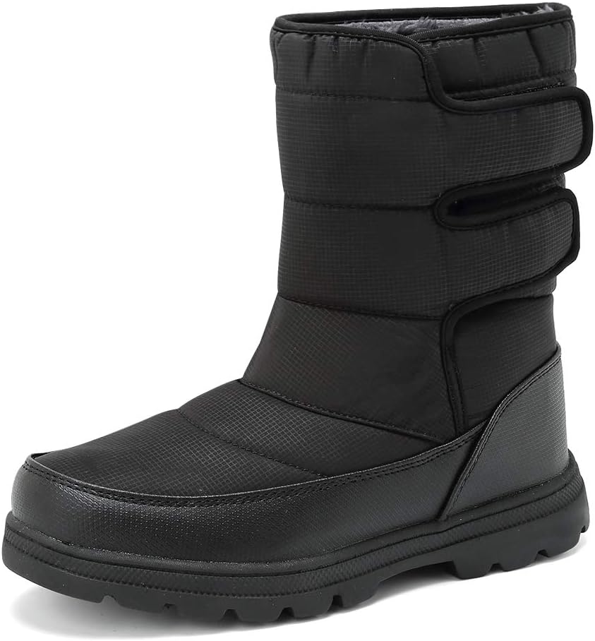 Men and Women's Waterproof Snow Boot Drawstring Cold Weather Boot