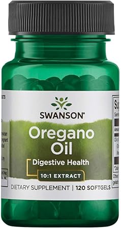 Óleo de Orégano 150mg Swanson 120Softgls 