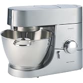 Kenwood Chef Titanium Kitchen Machine, Stainless Steel - 5 qt - Kitchen Mixer - 800W Motor &amp; Electronic Variable Speed Control - Includes Dishwasher-Safe Work Bowl &amp; Three Mixing Tools