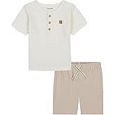 Calvin Klein baby-boys 2 Pc Shorts Set