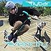 Flybar Velocity Pro Pogo Stick Small - Ages 5 to 9, 40 to 80 Lbs (Teal)