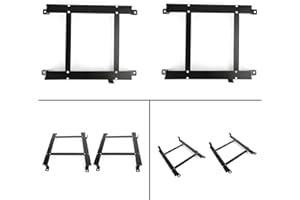 Bruce & Shark Bucket Seat Base Tensile Steel Bracket for Corvette C5 2X Low Mount Racing 1997-2004