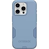 OtterBox iPhone 15 Pro (Only) Commuter Series Case - Crisp Denim (Blue), Slim & Tough, Pocket-Friendly, with Port Protection
