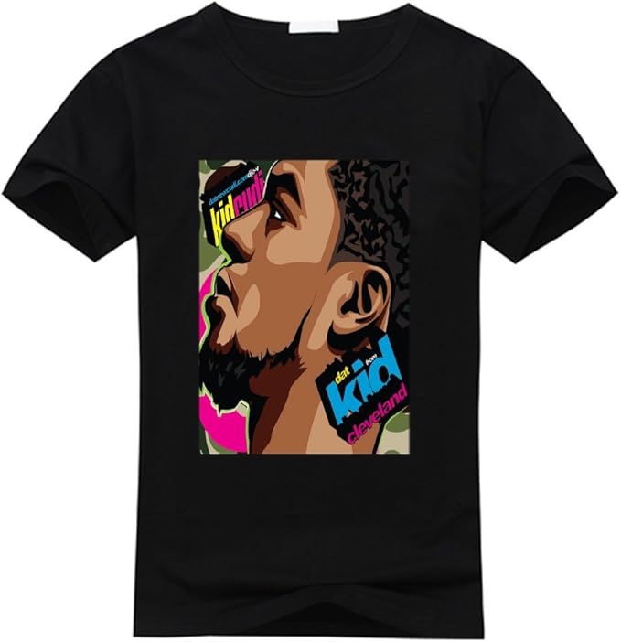 ZHENLI Kid Cudi TShirt Custom Designer Men's Cotton Tee Shirts by Li Zhen Clothing