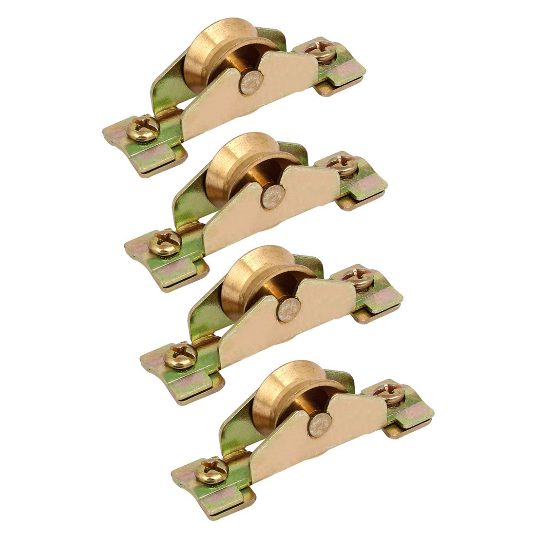 Sourcingmap 20mmx10mm Single Roller Sliding Door Window Sash Pulley Wheel 4pcs