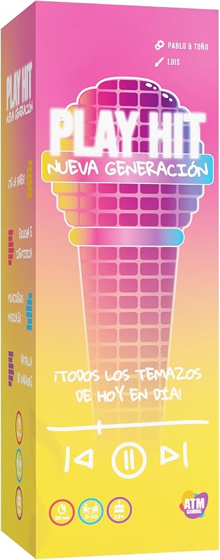 Play Hit Nueva Generación - Juegos de Mesa para Niños y Adultos - Música 2010-2026 en Español- Juego de Cartas para Fiestas con Amigos y Familia - Regalo Original