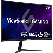 Amazon.com: ViewSonic VX2718-2KPC-MHD 27 Inch Curved 1440p 1ms