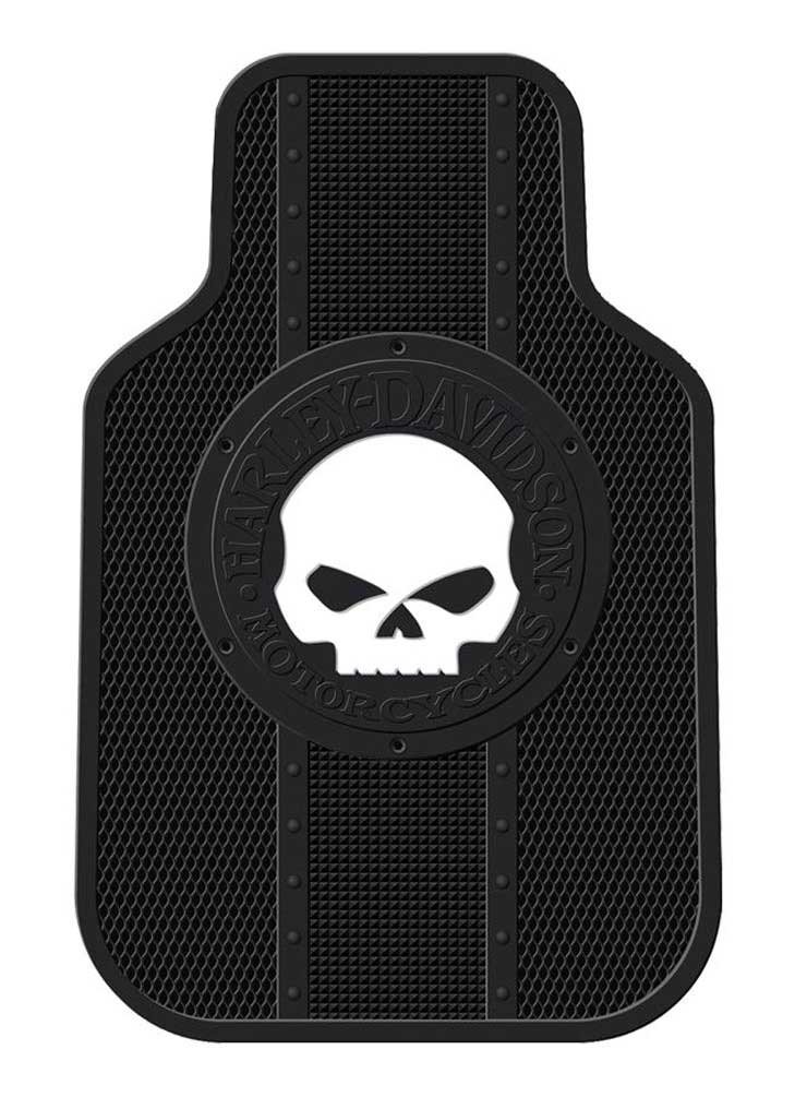 Harley Davidson Cycles Skull Floor Mat Auto Truck Car Front