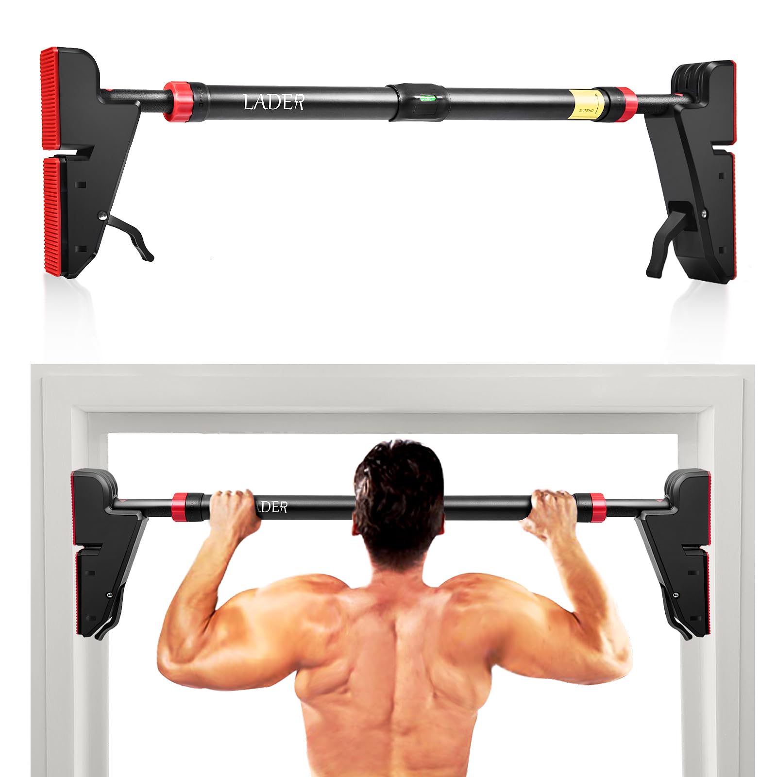 LADER Pull Up Bar for Doorway, Strength Training