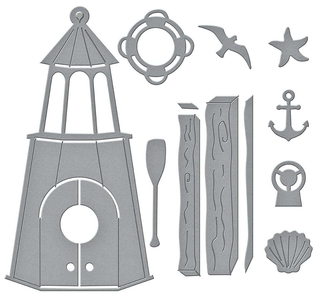 Build a Summer Birdhouse Etched Dies from Birdhouses Through The Seasons by Vicky Papaioannou