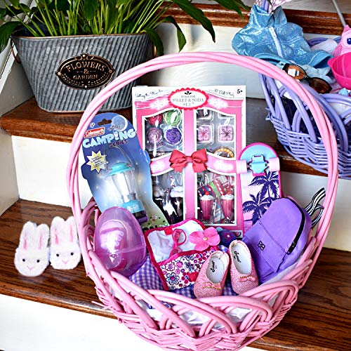 Sophia's Doll Bunny Slipper Shoes with Fluffy Rabbit Ears and Stitched