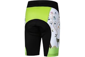 JPOJPO Cycling Bike Shorts Children Bicycle Riding Half Pants 4D Gel Padded Cycle Wear Tights