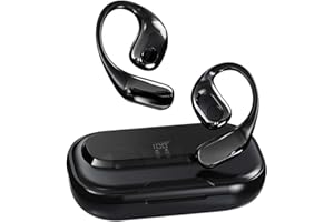 HFWHOK Language Translator Earbuds, Instant Language Translator Device Supports 142 Languages & Accents, Wireless Bluetooth Translation Earbuds for Travel & Business (Black)