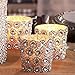 REEBONZ Silver Flower Diamond Mesh Wrap Roll Rhinestone Crystal Ribbon 4.5