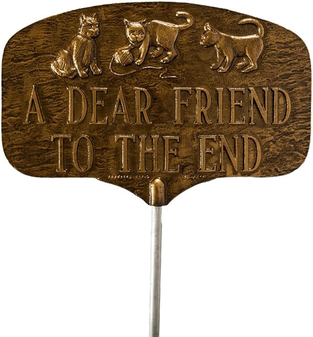 bronze pet grave markers