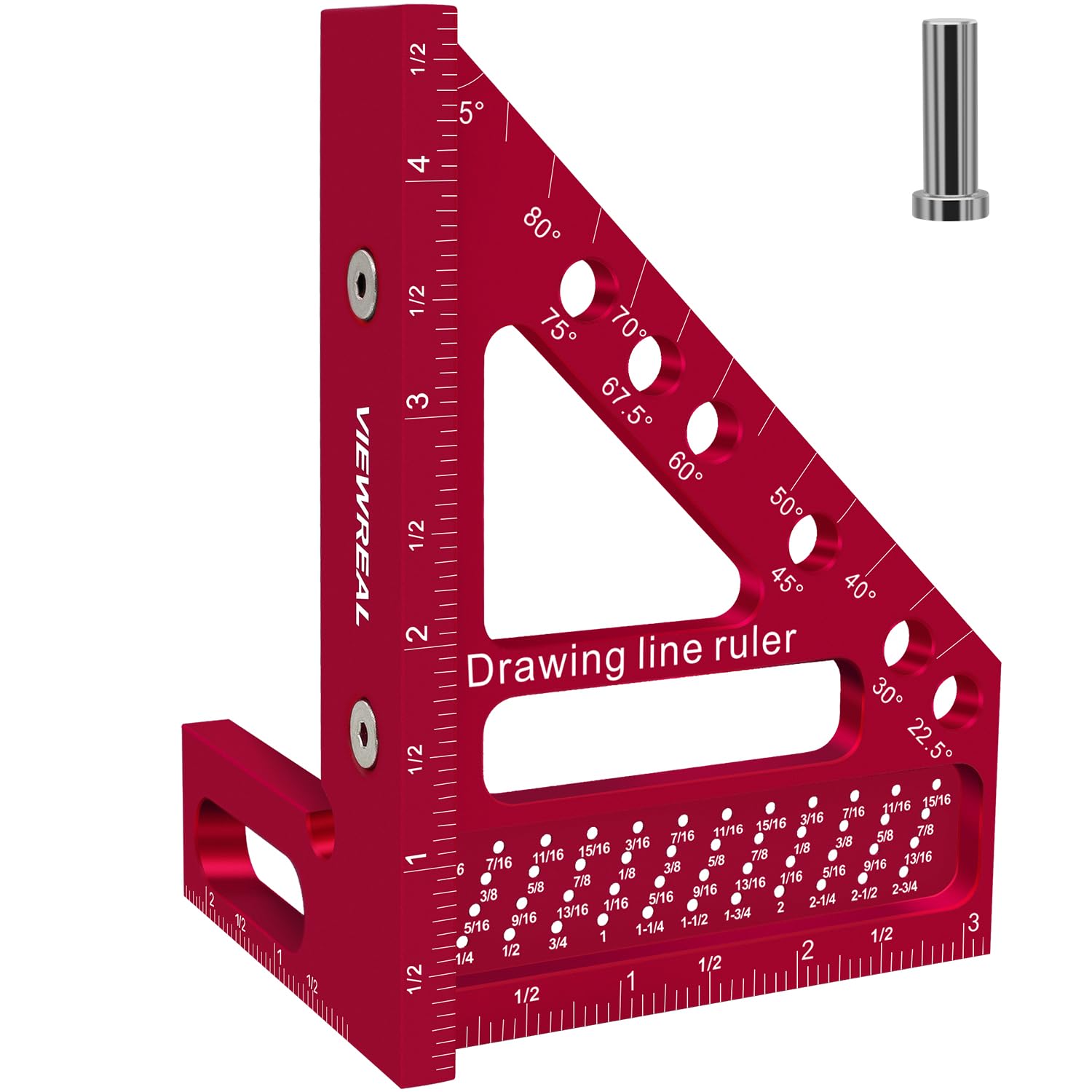 Tooltekt Woodworking Square Ruler, Tooltekt Square, Tooltekt Square