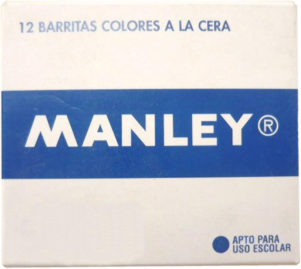 Ceras Manley EST D 12 Negro 30: Amazon.es: Oficina y papelería