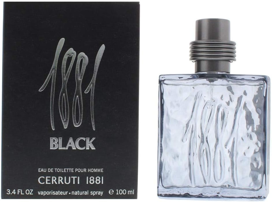 "Cerruti 1881 Black" by Cerruti Eau de Toilette 100ml/3.4fl.oz. Cologne for Him.