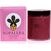 Nopalera Hibiscus Cactus Flower Exfoliant - Exfoliating Face & Body Scrub, 3-in-1 Cleanser, Exfoliator, & Moisturizer, Vegan, Cruelty-Free, Natural Floral Scent, Dye Free, 6 oz.