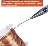 DONGKER Copper Wire 10m x 0.9mm Enameled Magnet Wire for DIY Motors Transformers view 4