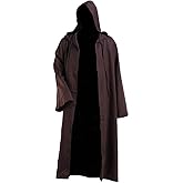 GOLDSTITCH Men Hooded Robe Cloak Knight Fancy Cool Cosplay Costume
