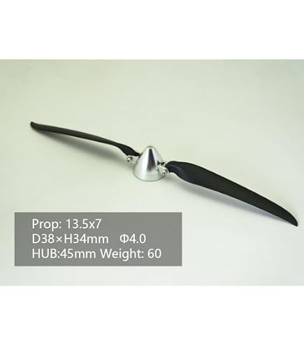 XOAR PJG 8x4 RC Propeller – 3-Pack, 8 Inch Nylon, For Nitro & Glow Airplanes