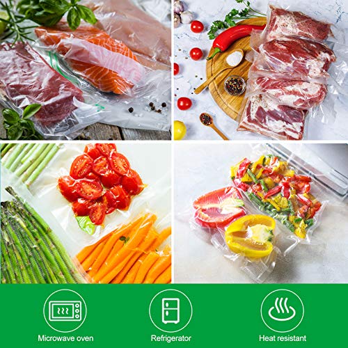 Vacuum Sealed Bag for Food Saving, 3 Rolls （6+8+11inch） X20Foot, Great