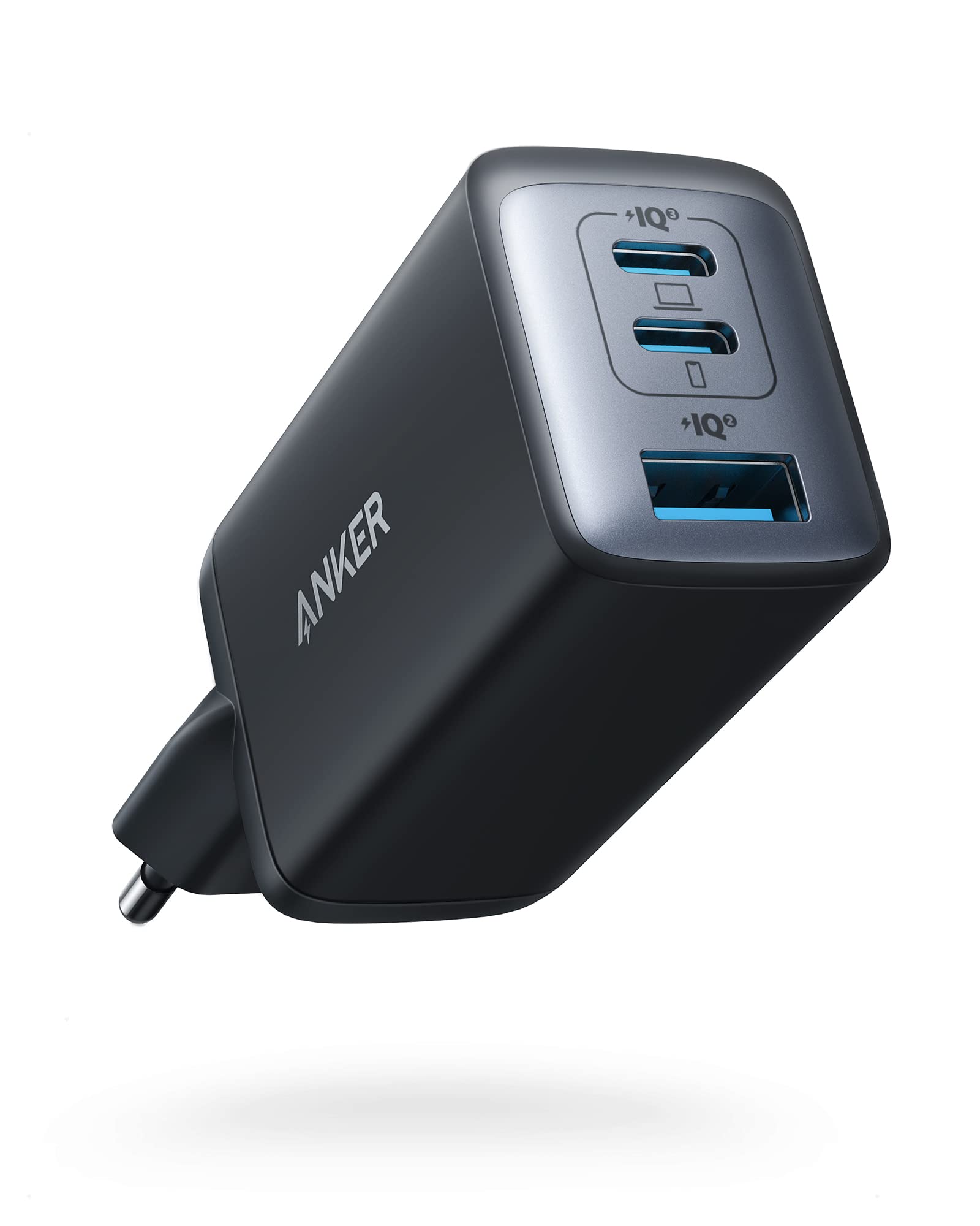 Anker Nano 65W USB C Ladegerät, 3-Port PPS Schnellladegerät, iPad Ladegerät, Kompaktes Netzteil für MacBook Pro, iPad Pro, Galaxy S20, Dell XPS 13, Note 20, iPhone 17/16/15 Series,Pixels
