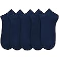 SERISIMPLE Women Viscose Bamboo Ankle Socks Low Cut Thin Sock Lightweight Pastal Color Soft Sock 5 Pairs