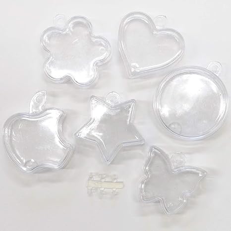 Amazon Co Jp 手作り工房 My Mama カン付き クリア 写真 ケース 6個入 透明 キーホルダー 持ち歩き 写真入れ 家電 カメラ